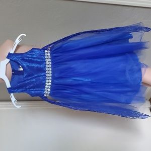 🌸Royal blue flower girl dresses